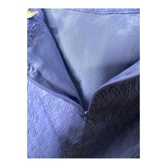 Banana Republic Periwinkle Blue Textured Straight Pencil Skirt size 8 - Picture 2 of 6